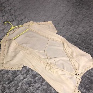 ILLA ILLA CREAM COVERUP/KIMONO CARDIGAN SIZE M